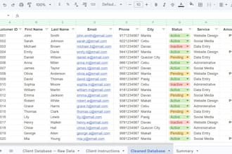 do accurate data entry and spreadsheet management