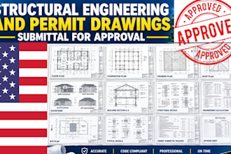 structural engineering and permit drawings engineer stamp north carolina ohio mn