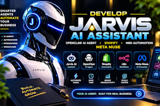 develop jarvis ai assistant openclaw meta ai agent shopify n8n automation kradim