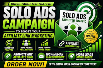 do solo ads, affiliate link promotion