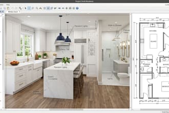 create 3d kitchen and bathroom layouts using 2020 design