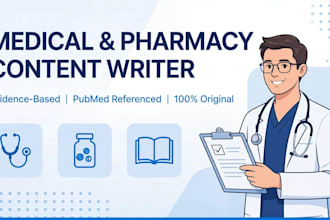 write seo medical pharmacy healthcare articles
