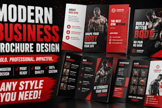 design magazine ads flyer bifold
