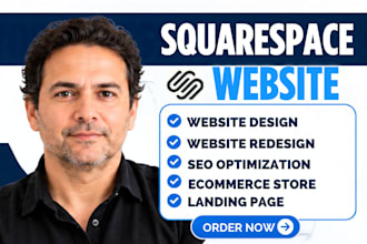 build squarespace website, redesign squarespace website, squarespace development