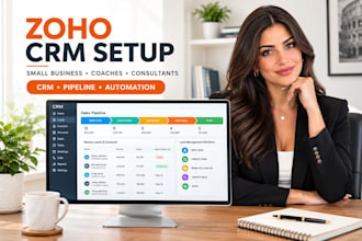 setup italian zoho CRM for small businesses coaches consultants