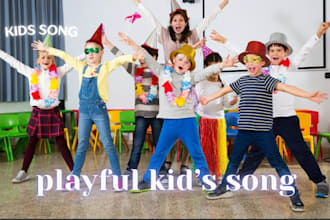 create kids songs, nursery rhymes, and children songs for youtube channel