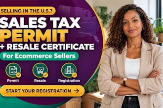 register US sales tax permit and resale certificate for ecommerce sellers