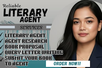 research literary agents for your book and create a targeted submission lists