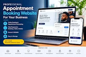 design a professional appointment booking website