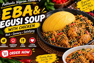 cook delicious, authentic nigerian food egusi soup, eba, amala, and more