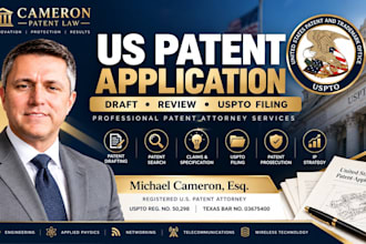 draft and file your US patent application with uspto