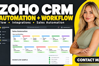 do zoho CRM automation, workflow automation and zoho integration