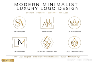 design modern minimalist luxury business logo design
