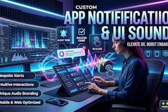 design custom app notification and UI sound effects