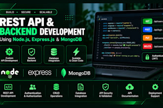 build a secure rest API with nodejs express and mongodb