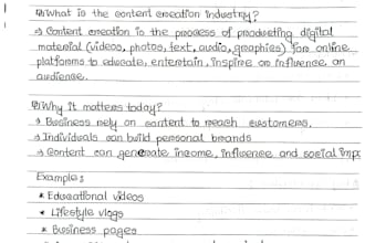 provide neat and beautiful handwriting notes and documents