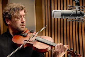 record solo or duet violin viola and cello strings