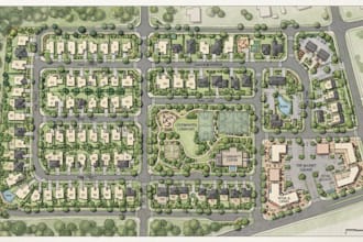design urban development plans neighborhood layouts and master plans