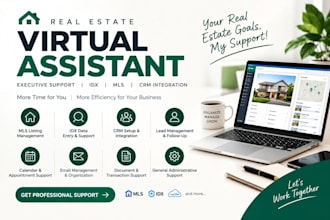 real estate virtual assistant executive assistant realto idx mls CRM integratio