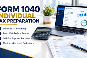 prepare form 1040, file schedule k1 partnership tax return