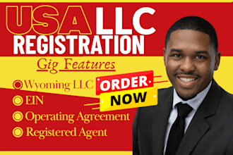 register your US llc, wyoming llc with ein for US and non US residents