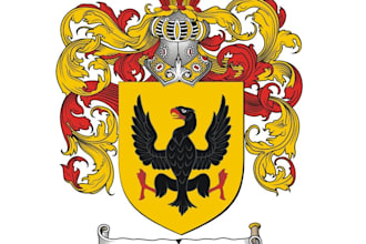 design luxury heraldic coat of arms logo