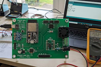 design custom pcb with sensor integration and current monitoring