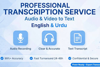 transcribe audio to text and video to fast text