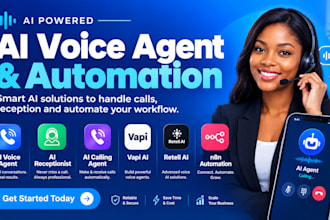 ai voice agent ai receptionist ai calling agent vapi ai vormac ai n8n automation