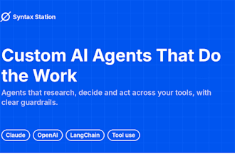 build custom ai agents with claude, openai and langchain for your business