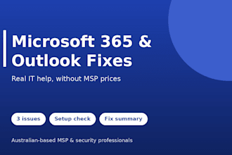 fix microsoft 365, outlook, teams and office 365 email issues fast