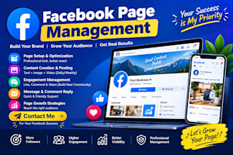 do professional facebook page management and marketing
