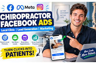 chiropractor facebook ads local clinic meta insta ads lead generation marketing