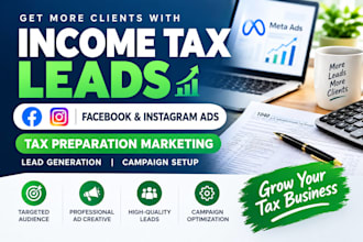 generate income tax leads bookkeeping leads accounting leads tax preparation