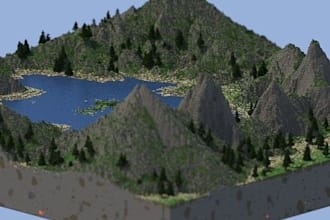 create minecrafts maps terrain survival islands landscape world and terrain edit
