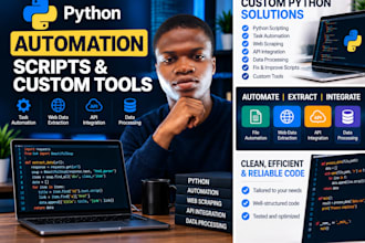 create python automation scripts and custom tools
