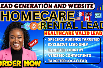 generate targeted for specific home care, b2b, senior care and healthcare leads