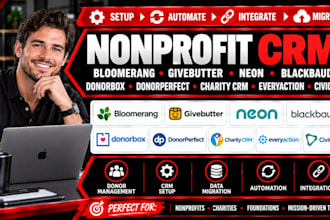 bloomerang neon crm givebutter blackbaud nonprofit donorbox charity everyaction