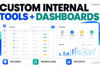 build a custom internal tool and business dashboard for your operations