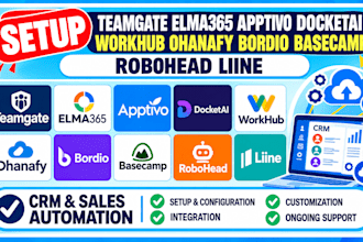 teamgate elma365 apptivo docketai workhub ohanafy bordio basecamp robohead liine