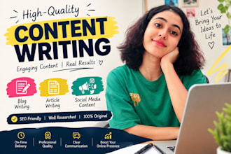 write engaging blog posts and articles for your website