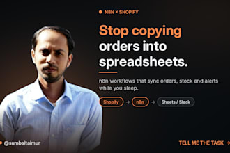 automate your shopify store with n8n workflows and google sheets