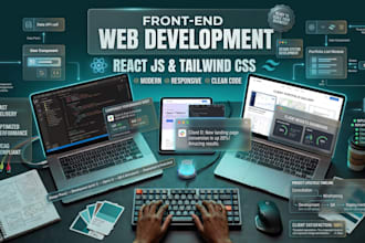 do website development as web developer and front end