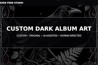 create gothic album and single cover art