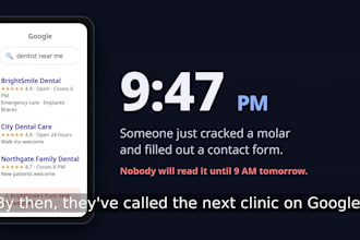 build an ai instant response system for new dental patient leads