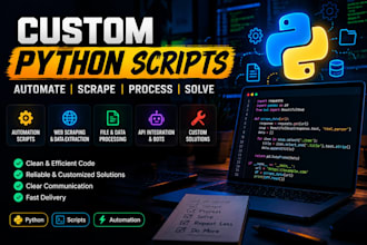 write python scripts for automation and simple tasks
