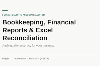 provide accounting, financial reporting, and excel support