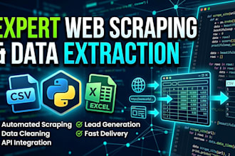 web scraping, data extraction, and python web scraper for clean data