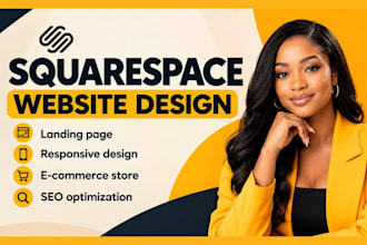 build squarespace website, design redesign copy squarespace ecommerce website