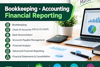 do bookkeeping on quick books online , odoo, xero and zoho
